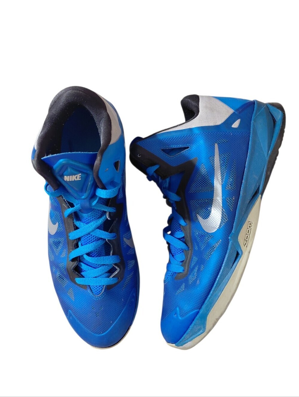 Nike Zoom Hyperchaos Royal Blue Basketball Shoes Men'scsize 11 Sneakers